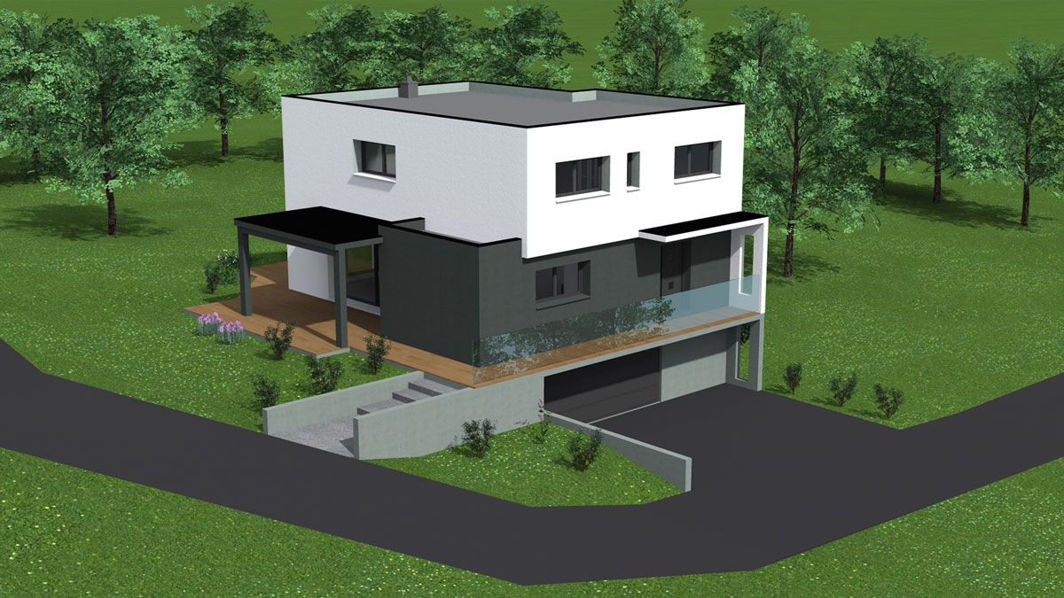 Maison Toit Plat Garage Sous Sol Nexthome Creation