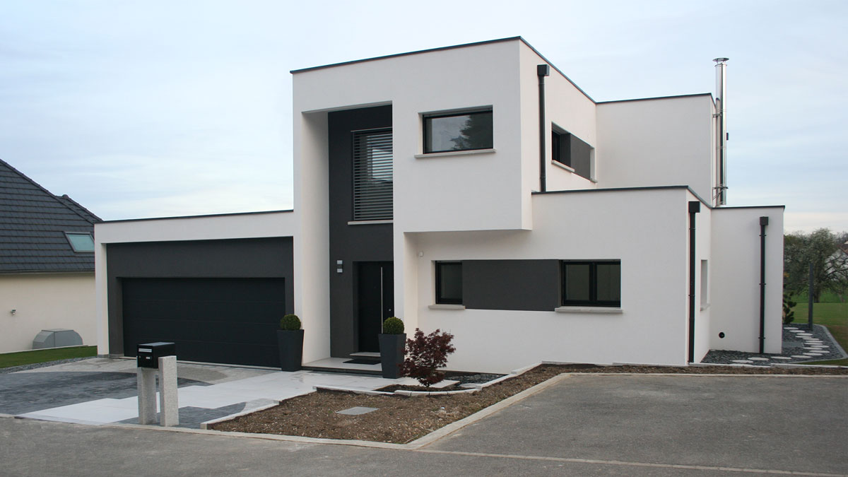Maison à l\'architecture contemporaine à toit plat - Nexthome Création Maison à l\'architecture contemporaine à toit plat - Nexthome Création